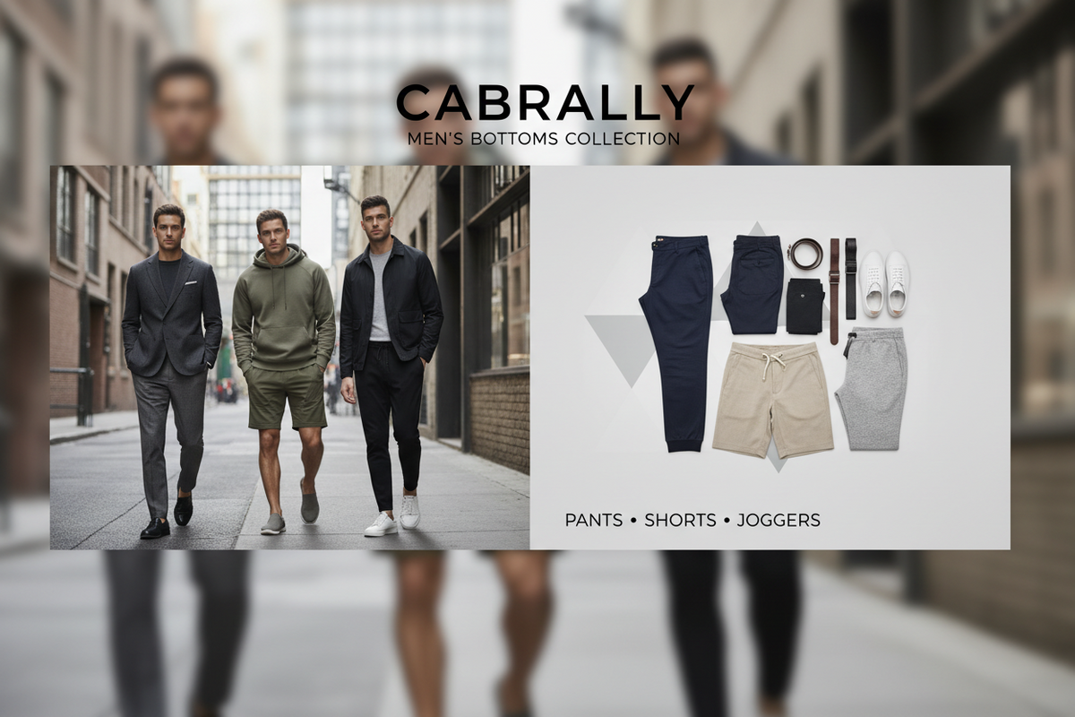 Men's Bottoms - Pants, Shorts & Joggers for Men | CABRALLY