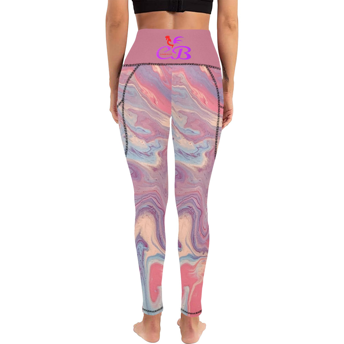 All Over Print Leggings with Pockets (L56)