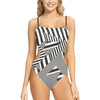 Women's Spaghetti Strap Cut Out Sides Swimsuit