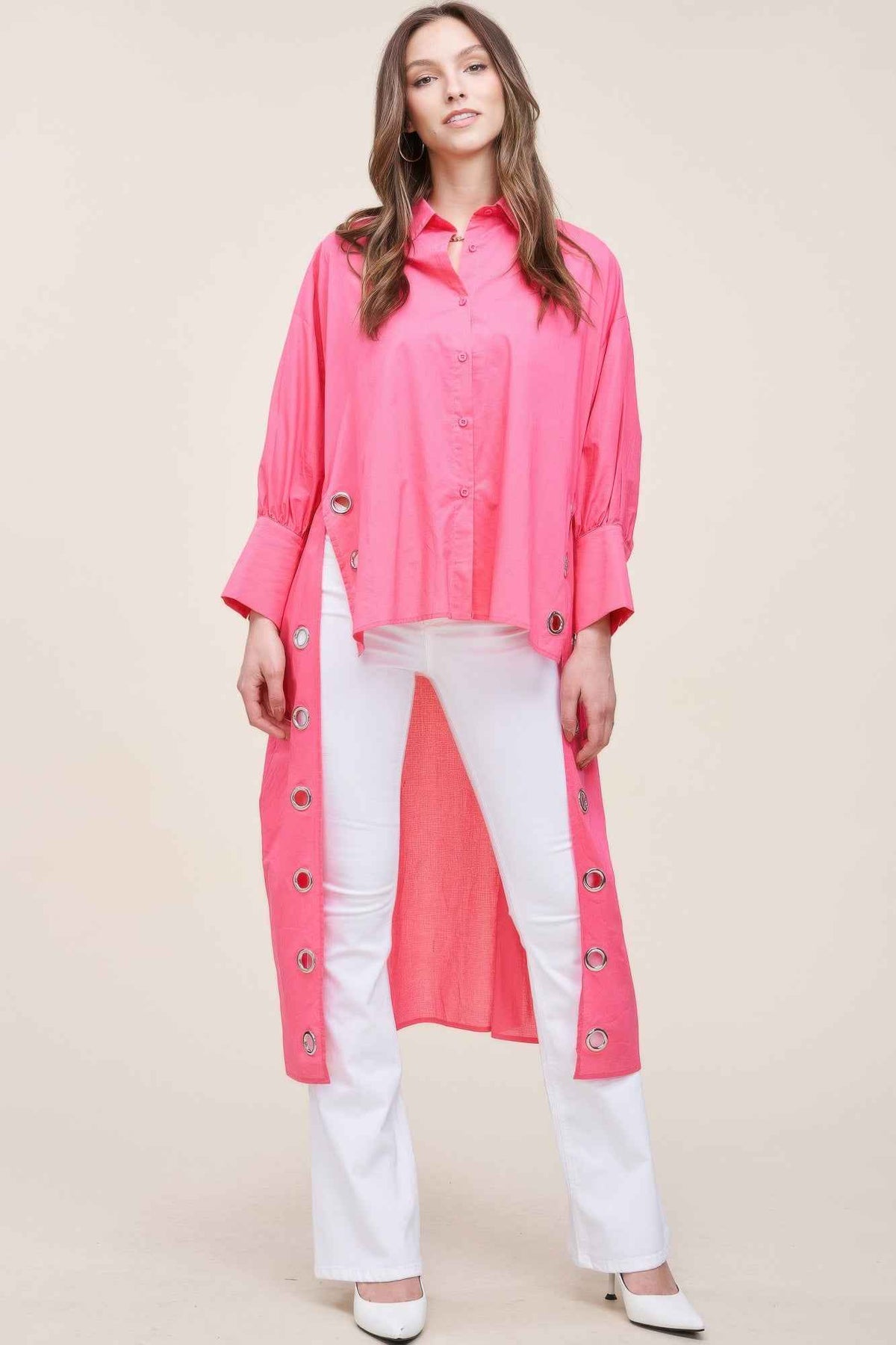 Oversized Shirt With Long Back