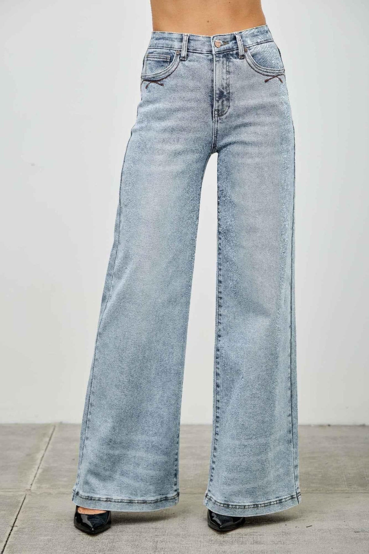 High Rise Wide Leg