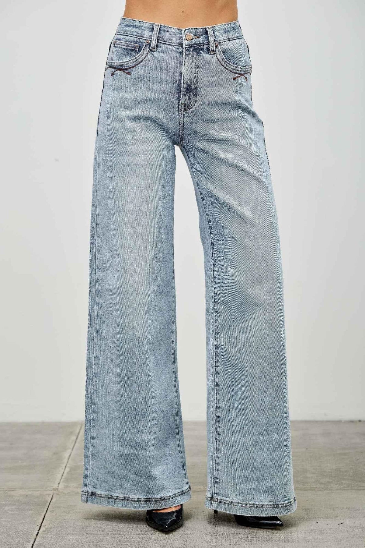 High Rise Wide Leg