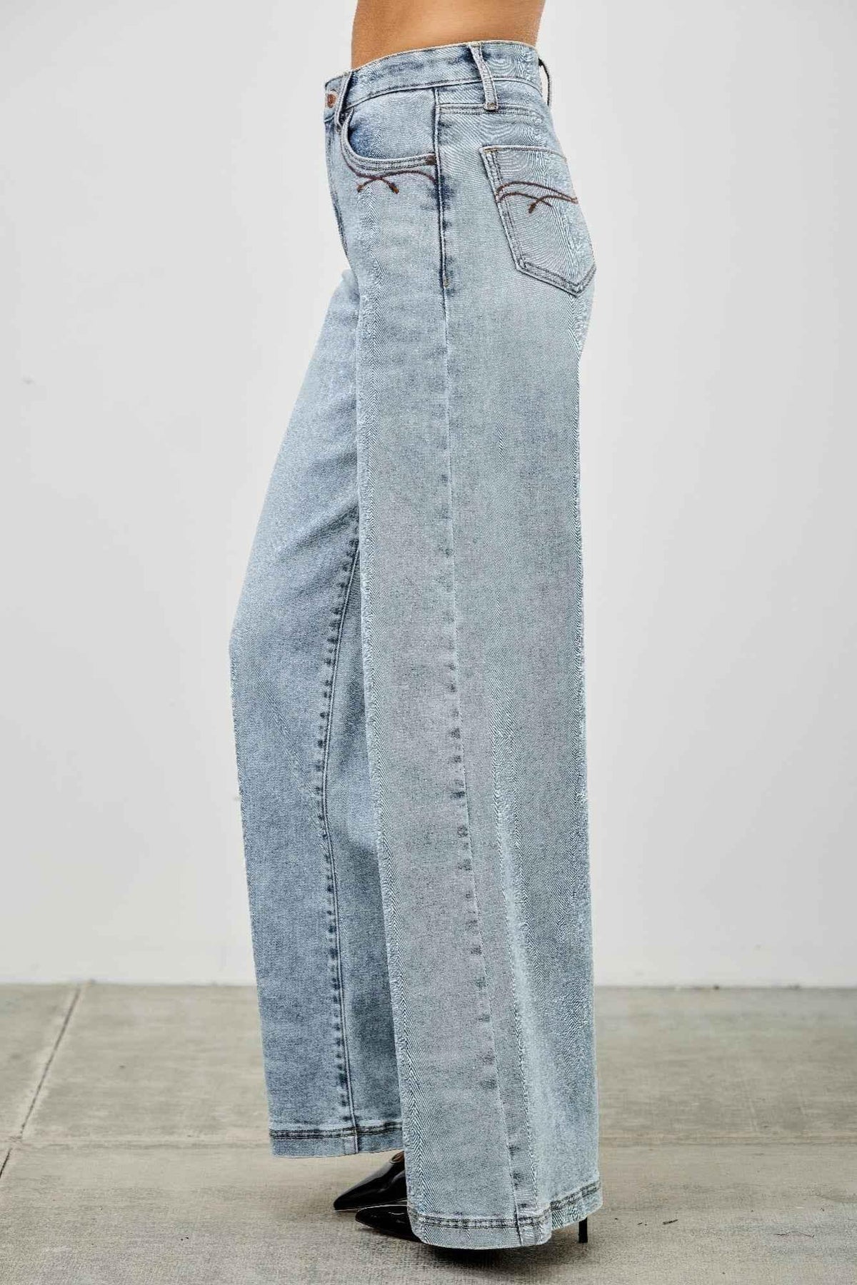High Rise Wide Leg