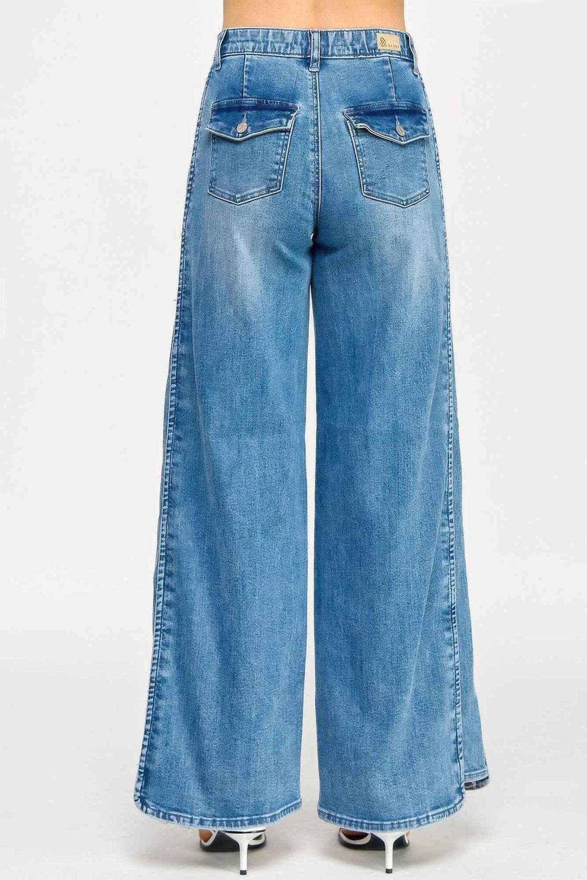 High Rise Wide Leg With Tummy Control