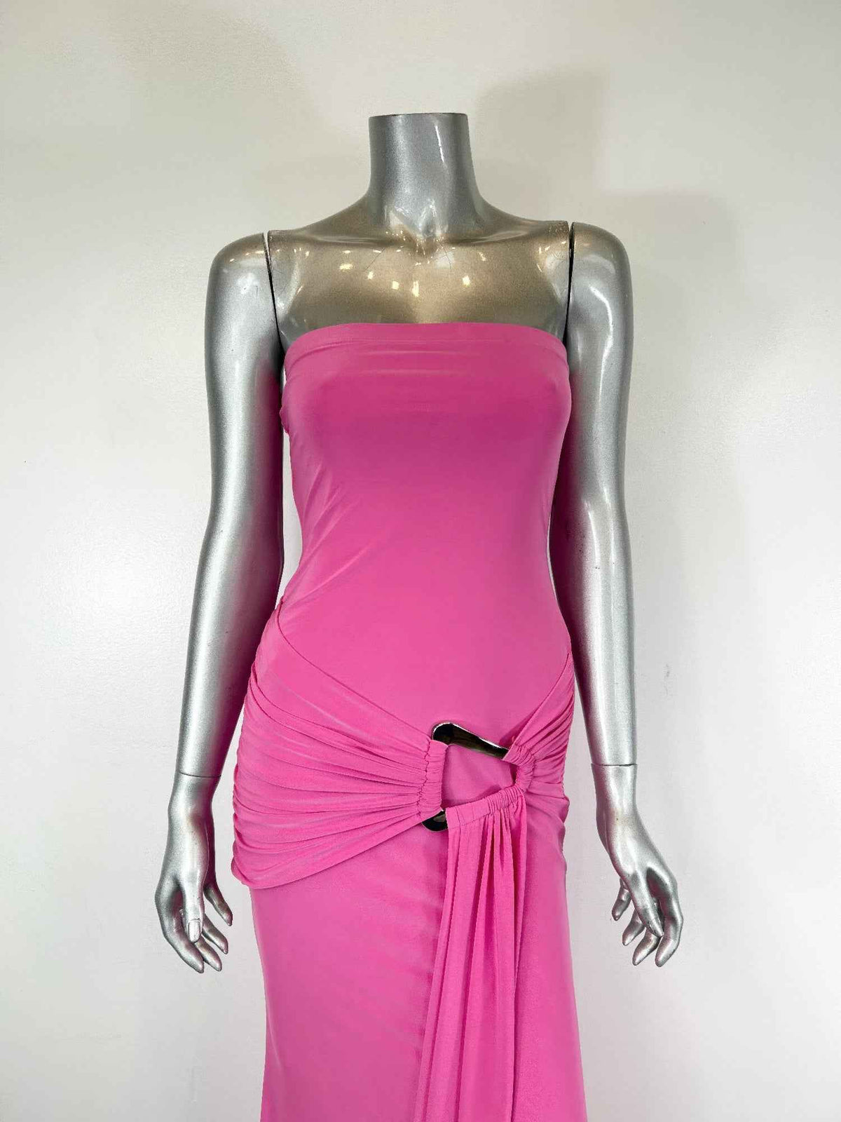 Modern Take On Draped Grecian Styles Maxi Dress