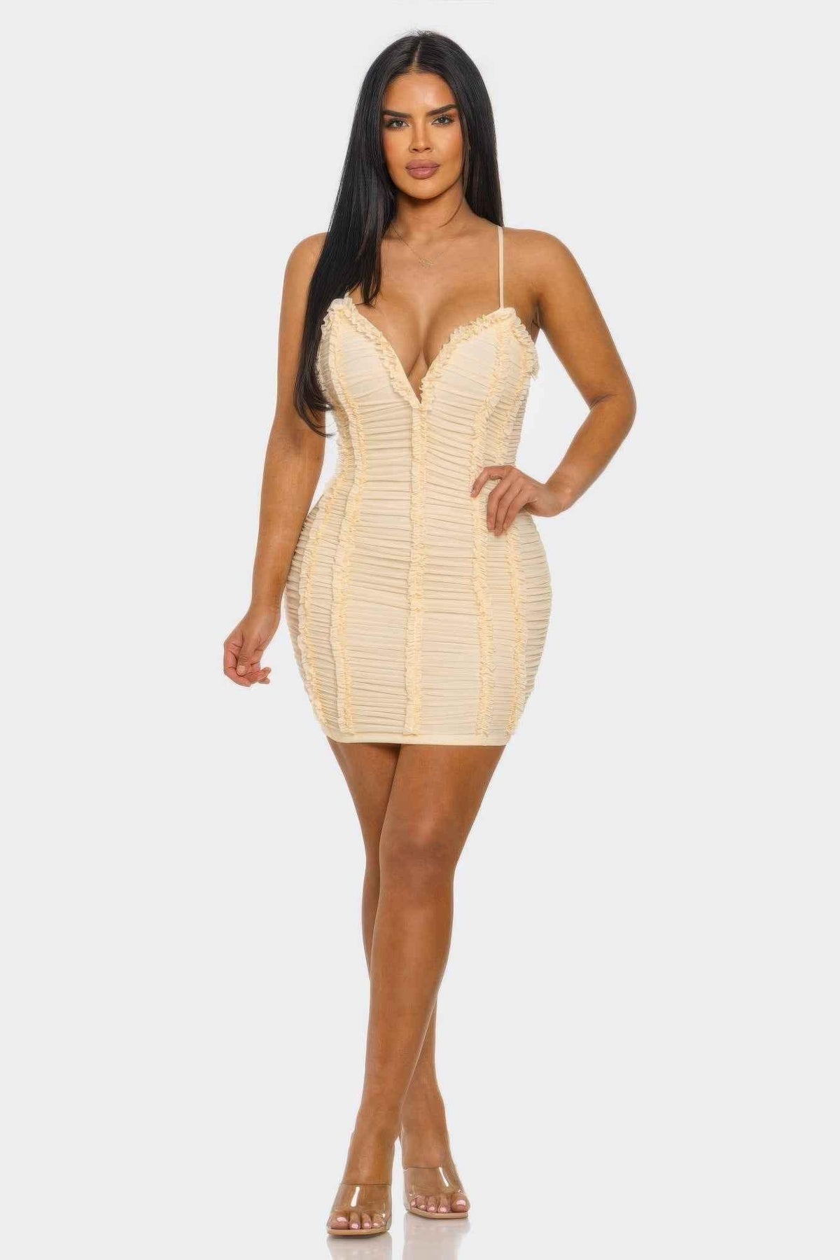 Candy Crush Ruched Mini Dress