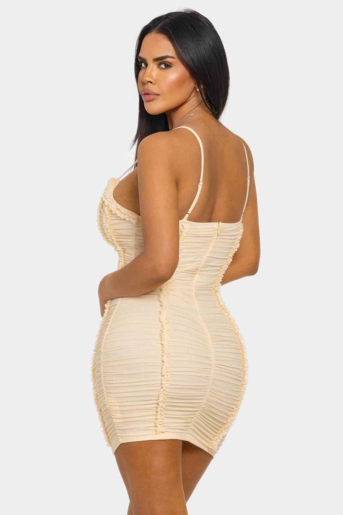 Candy Crush Ruched Mini Dress