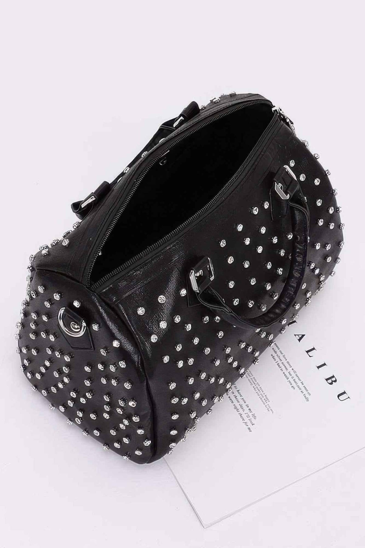 Rhinestone Studded Bowling Bag
