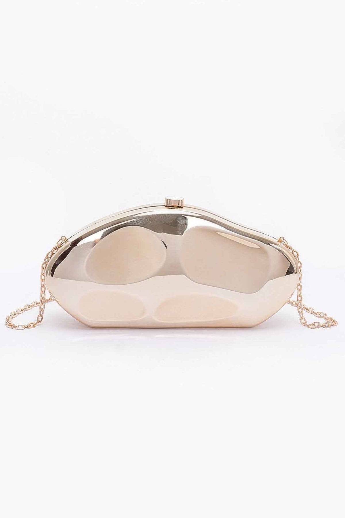 Metallic Plastic Party Clutch