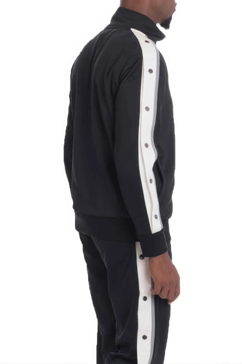 Snap Button Track Jacket