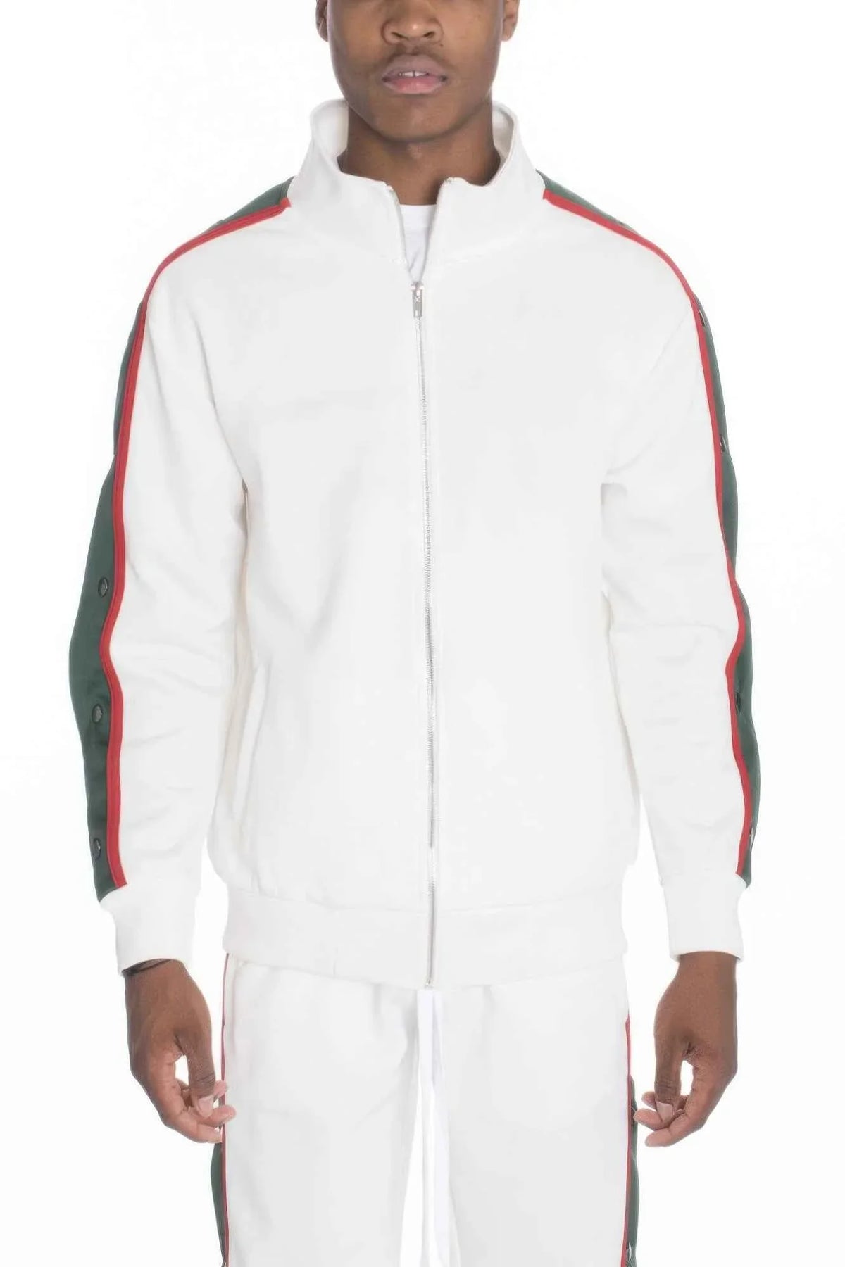 Snap Button Track Jacket