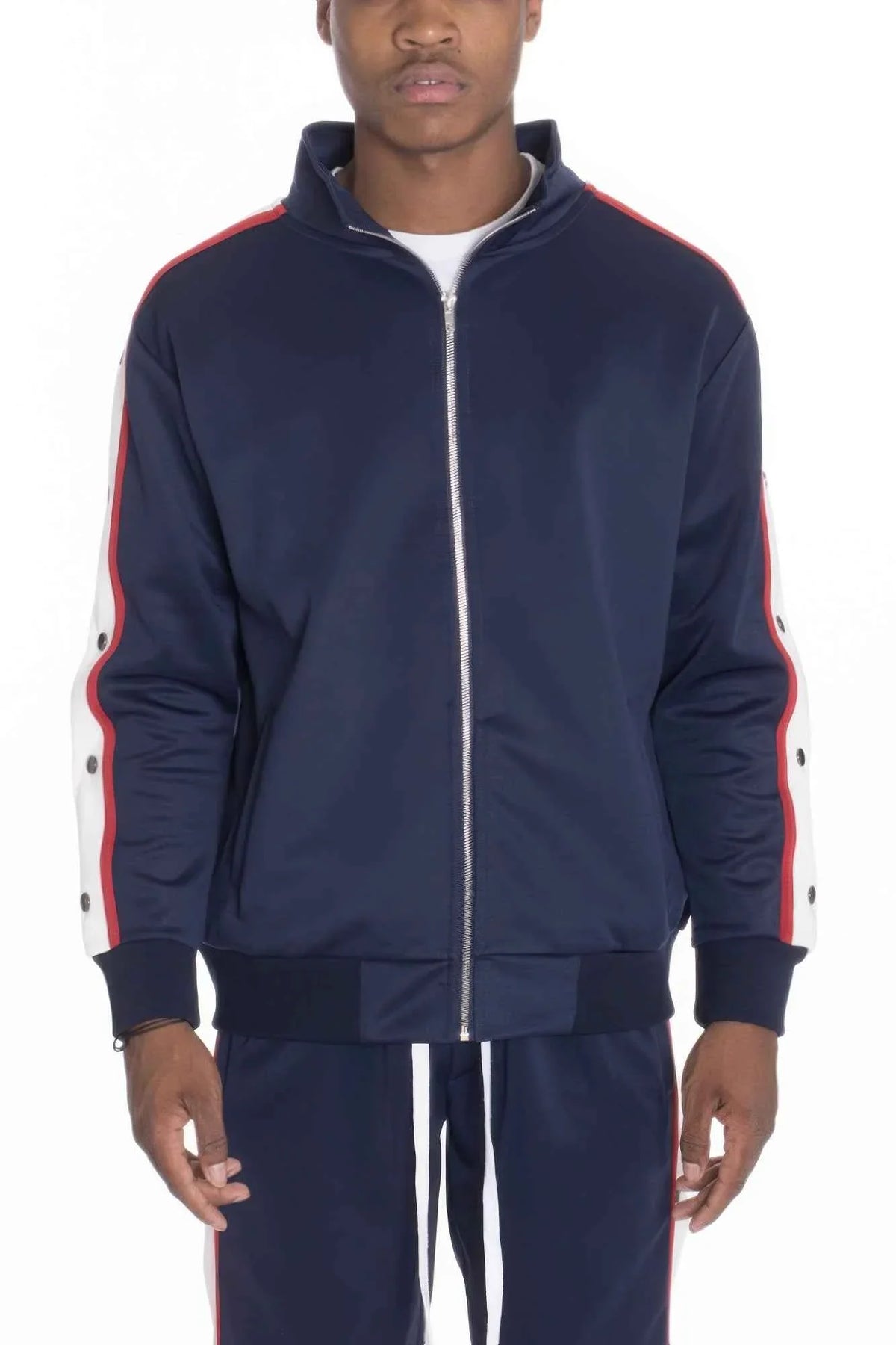 Snap Button Track Jacket