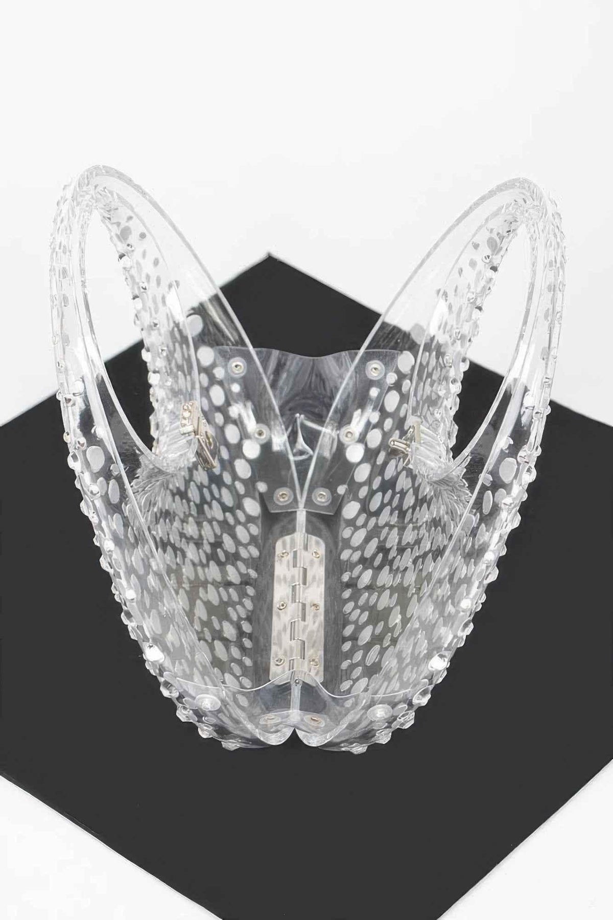 Rhinestone Hot Fix Clear Acrylic Clutch