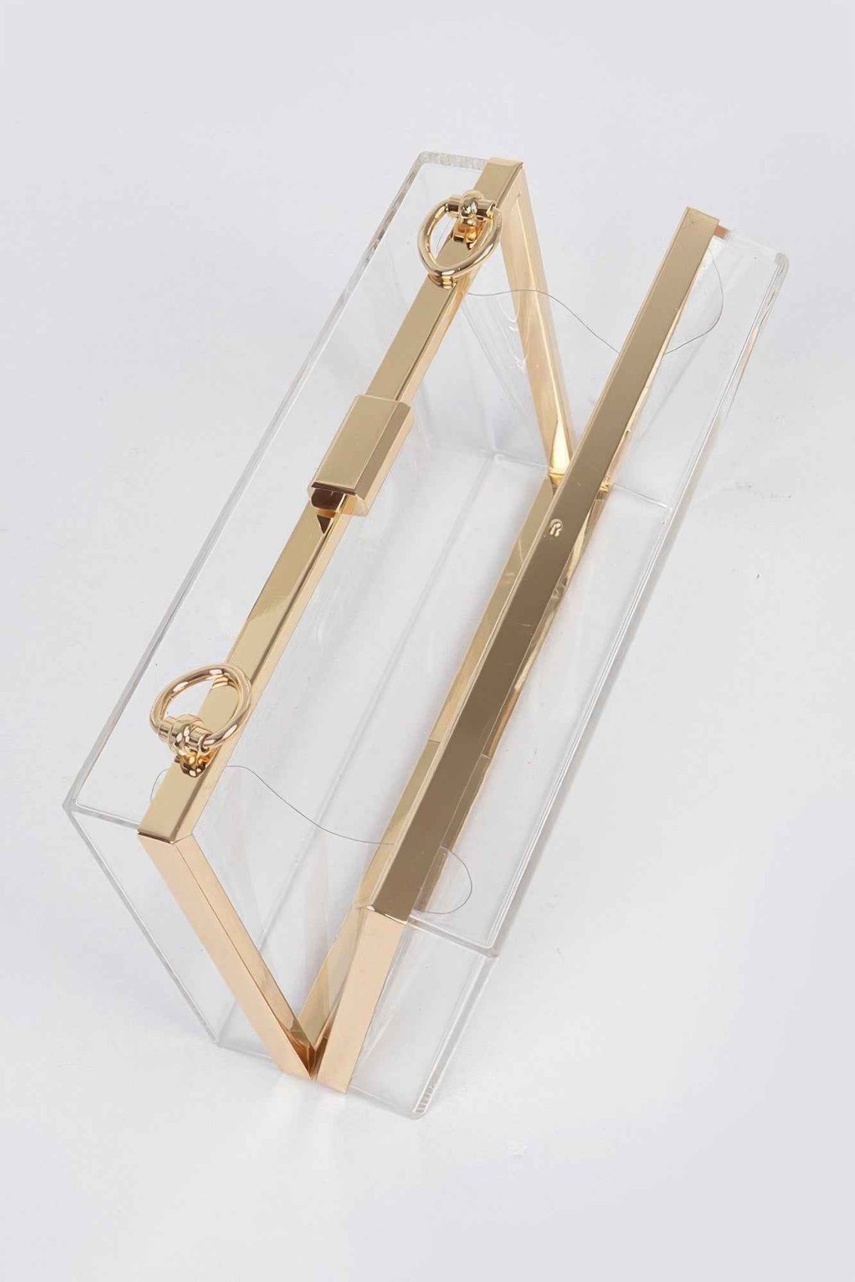 Transparent Hard Case W/stoned Chain