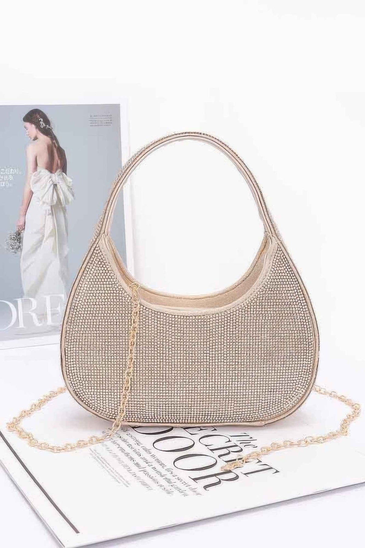 Rhinestone Hobo Bag