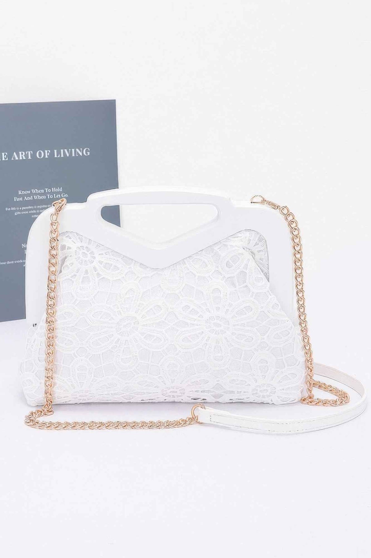 Crochet Wood Frame Clutch
