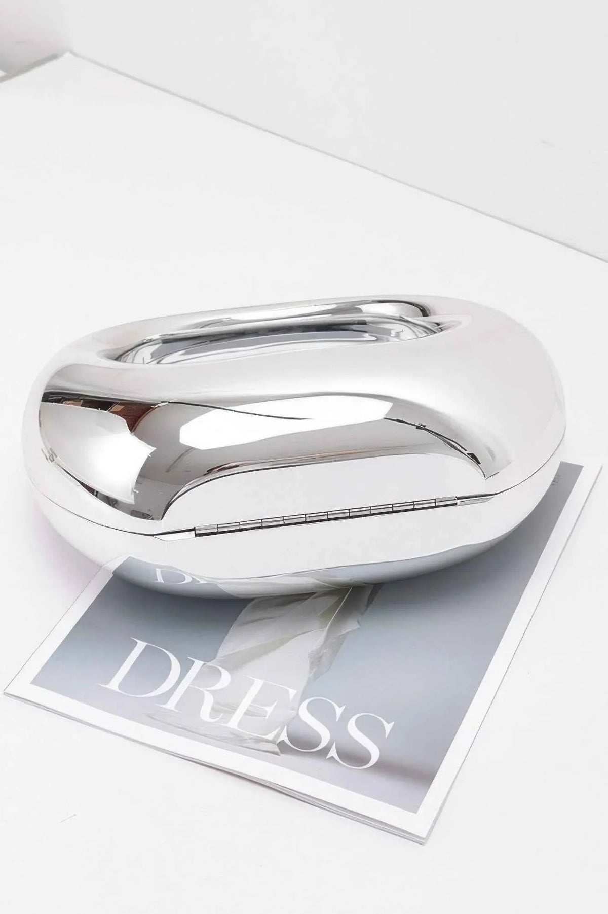 Metallic Acrylic Clutch