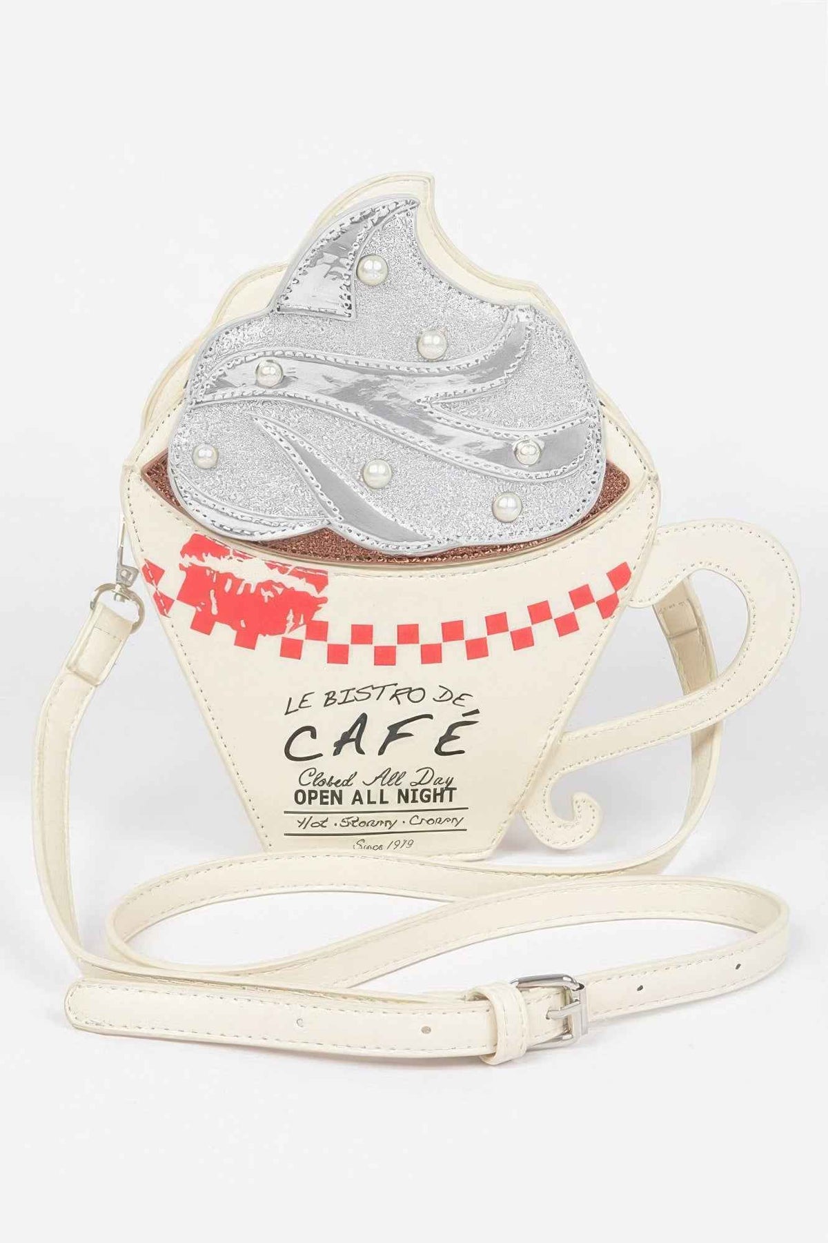 Whip Cream Coffee Cup Novelty Bag