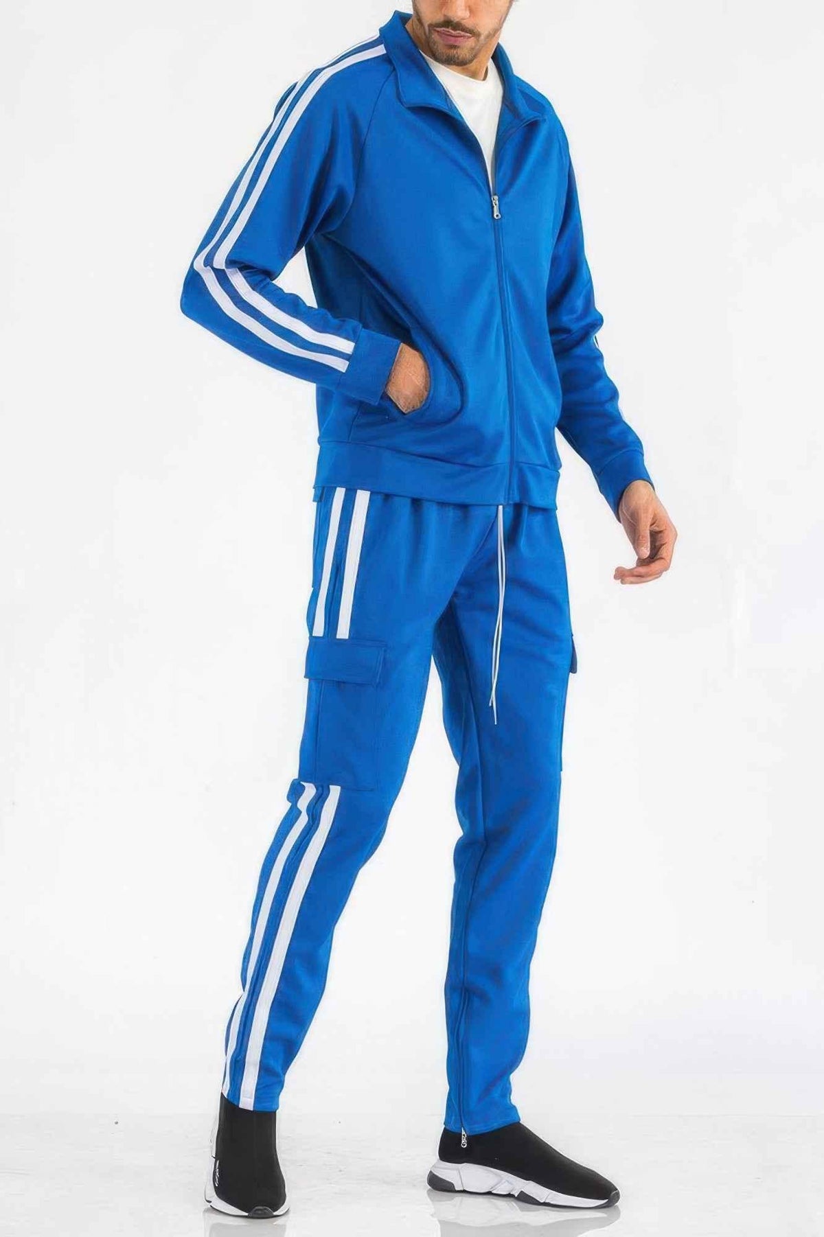 Two Stripe Utility Pocket Track Suit