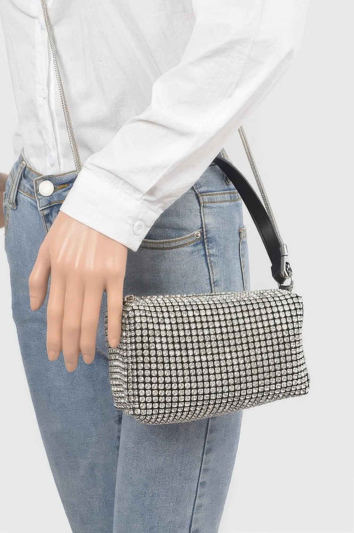 Oversized Rhinestone Clutch