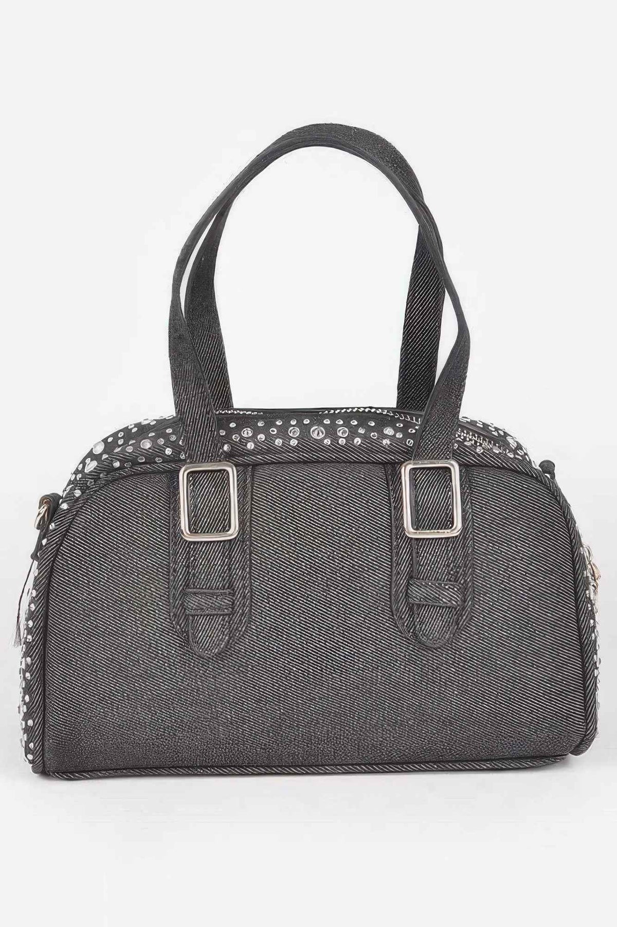 Denim Hot Fix Crossbody Bag