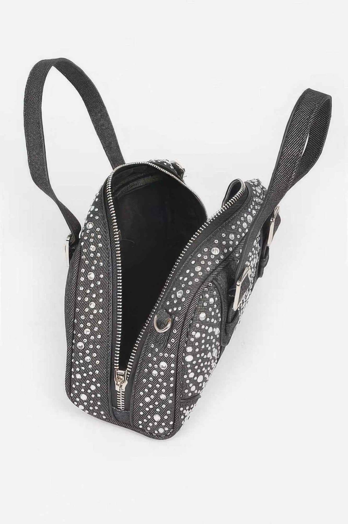 Denim Hot Fix Crossbody Bag