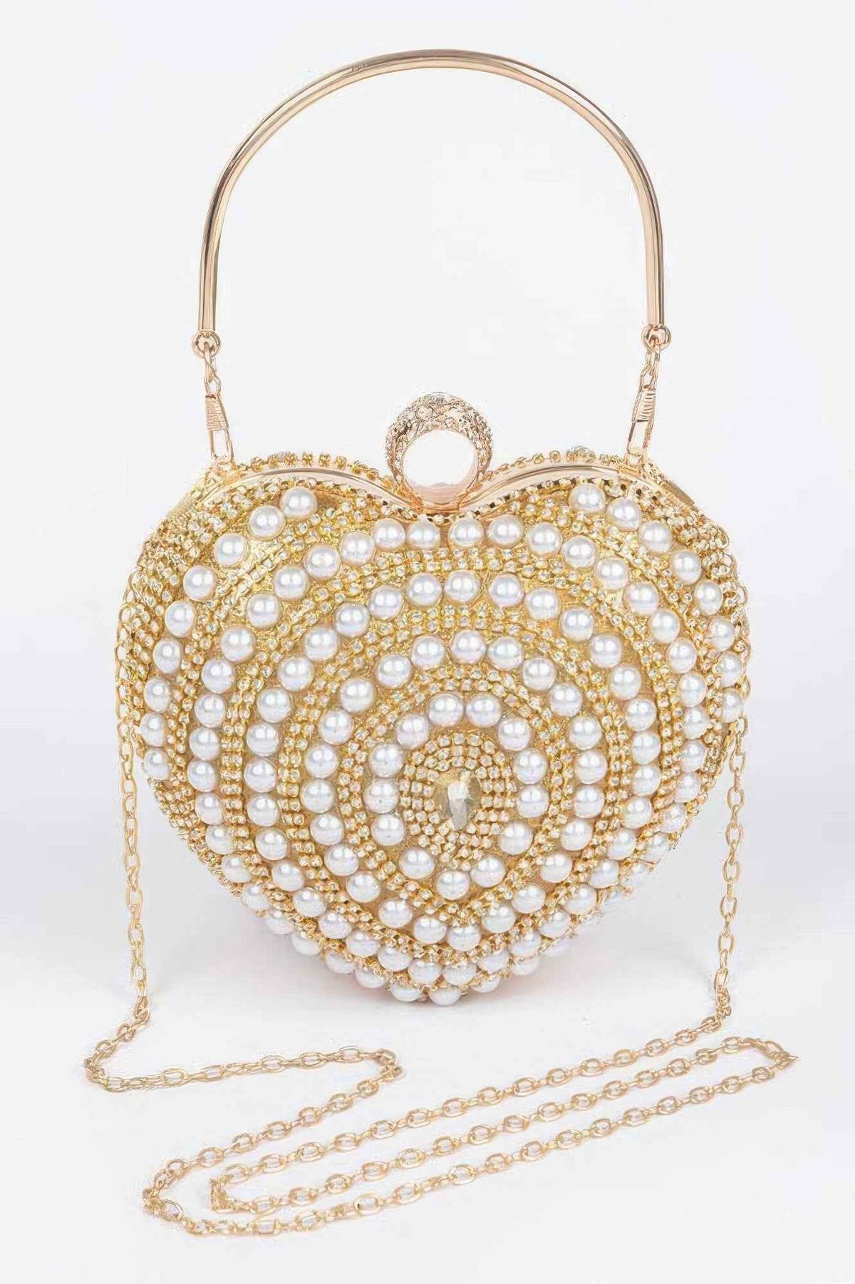 Heart Shape Party Clutch