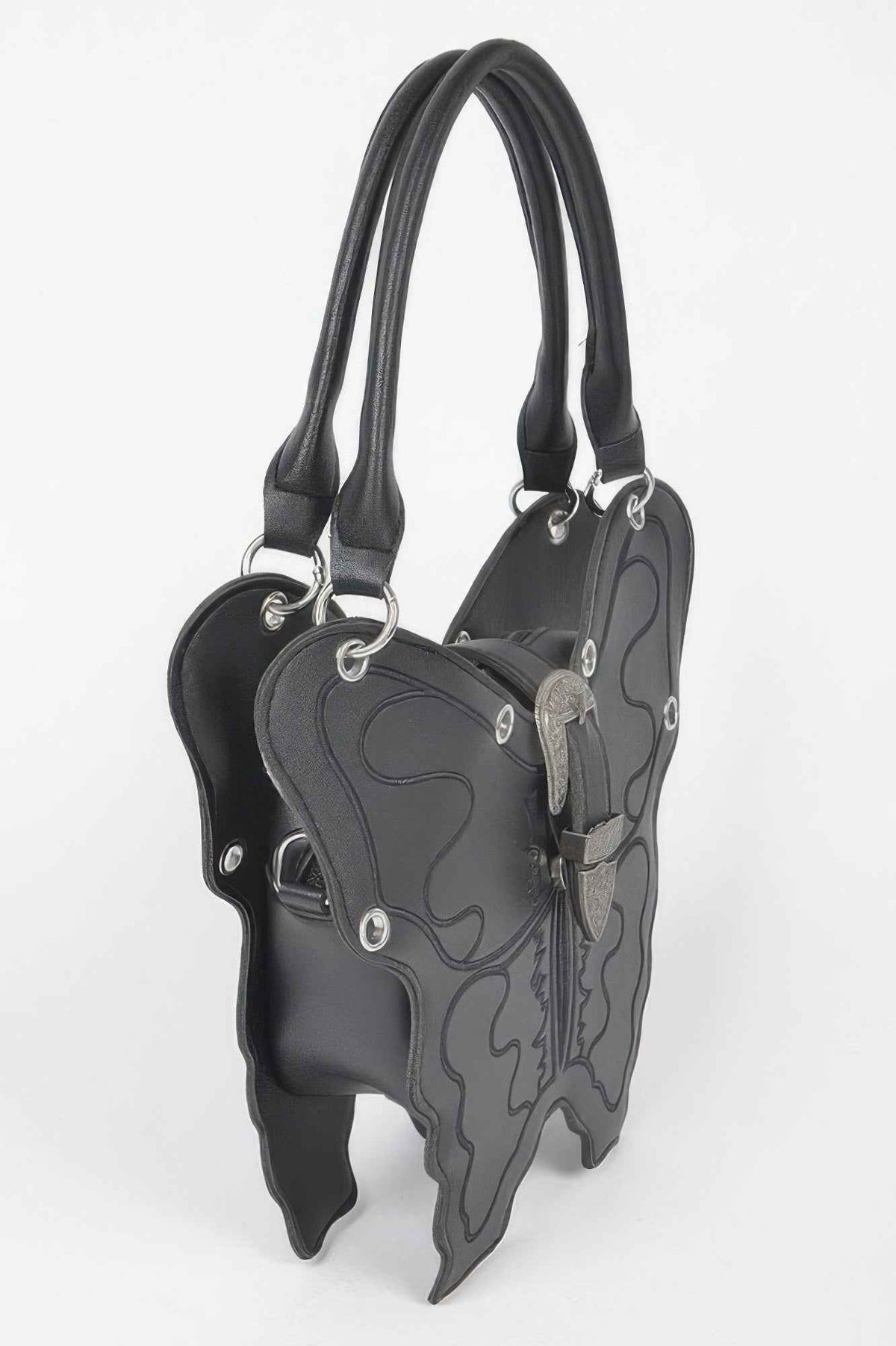 Faux Leather Butterfly Bag