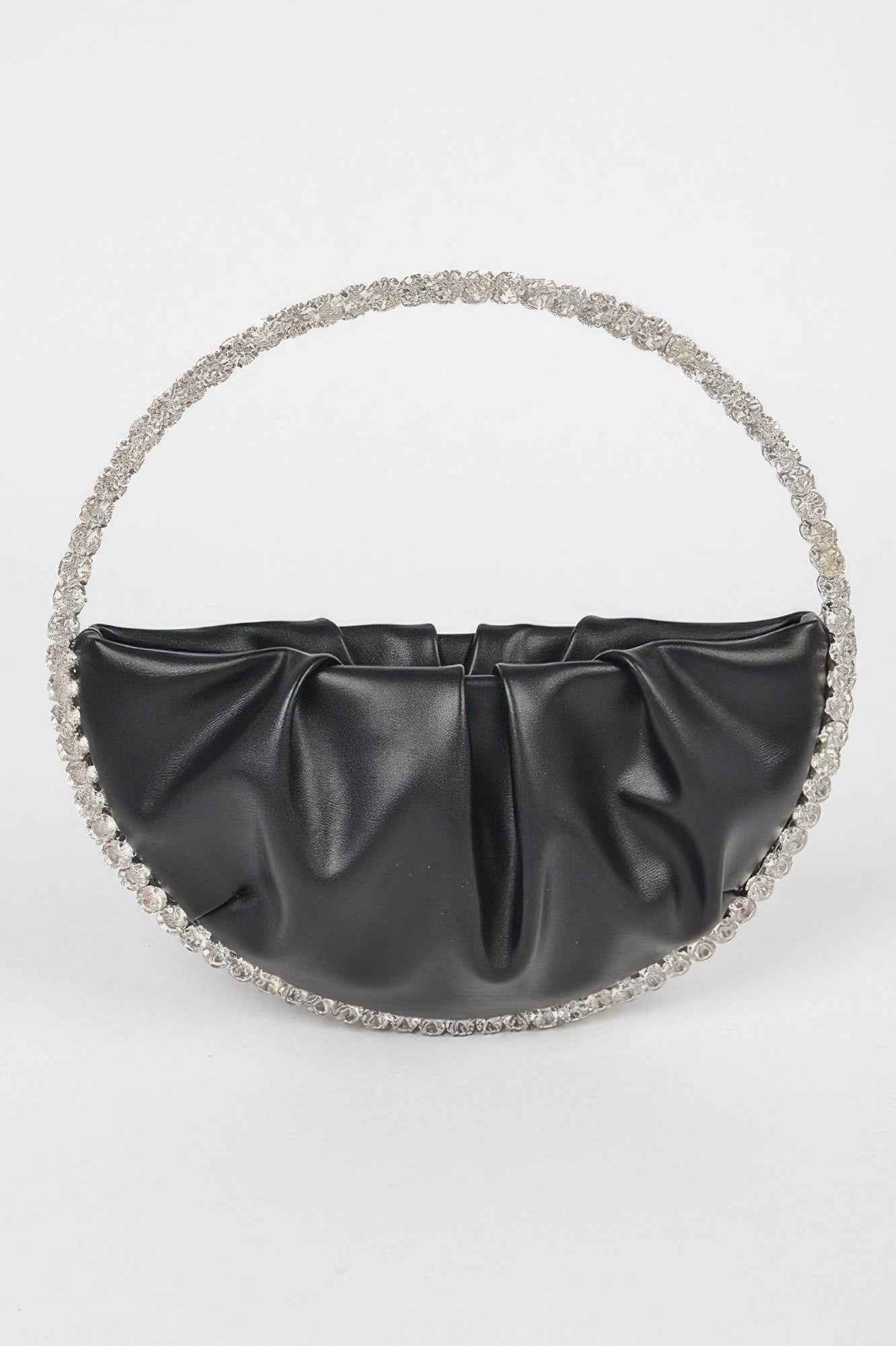 Round Stone Handle Clutch