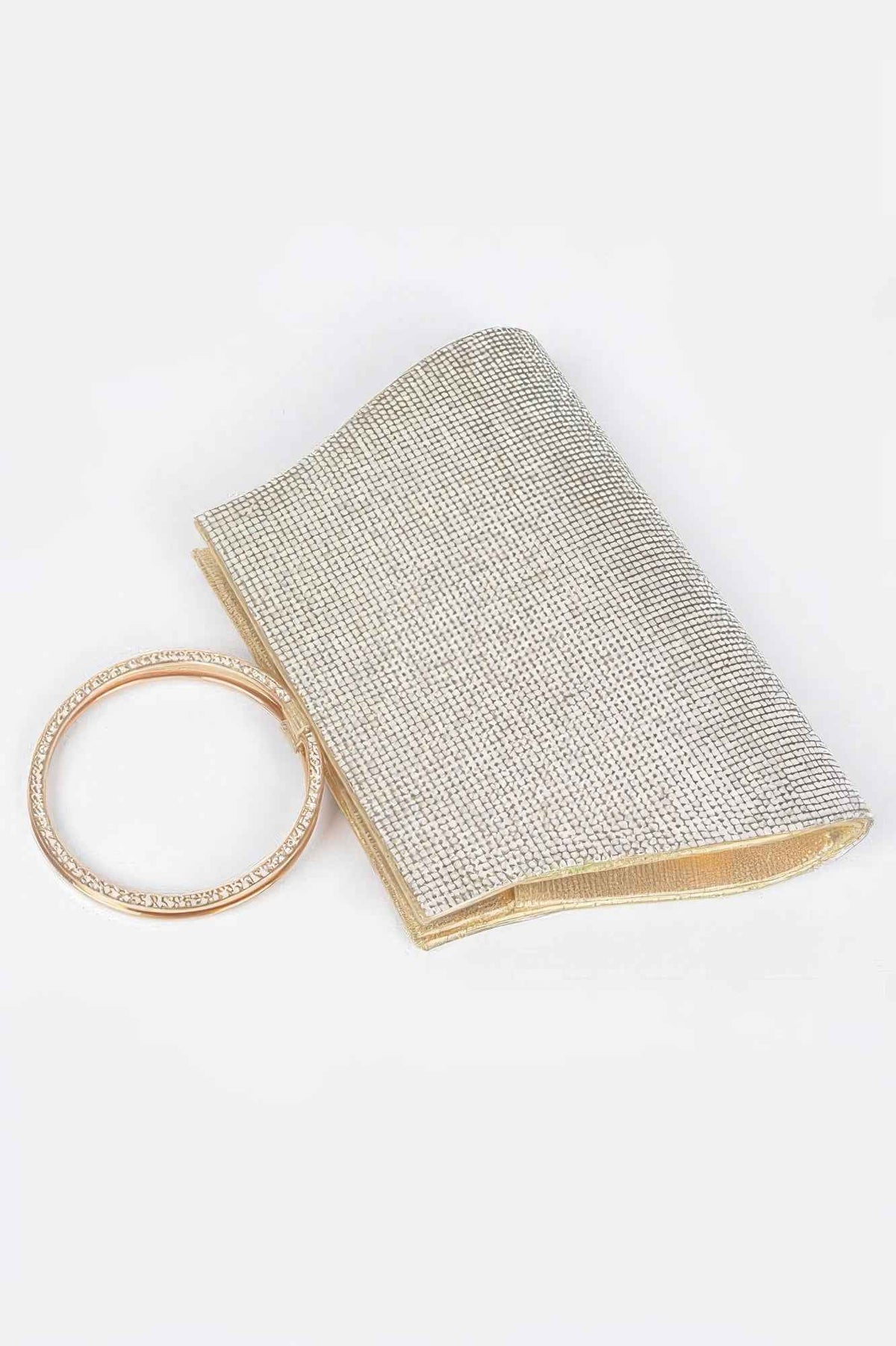 Rhinestone Top Handle Bag