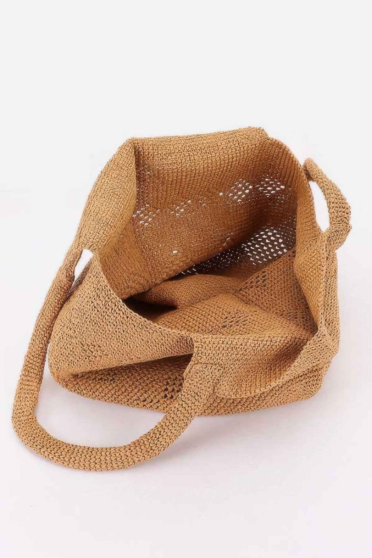Woven Straw Tote Bag