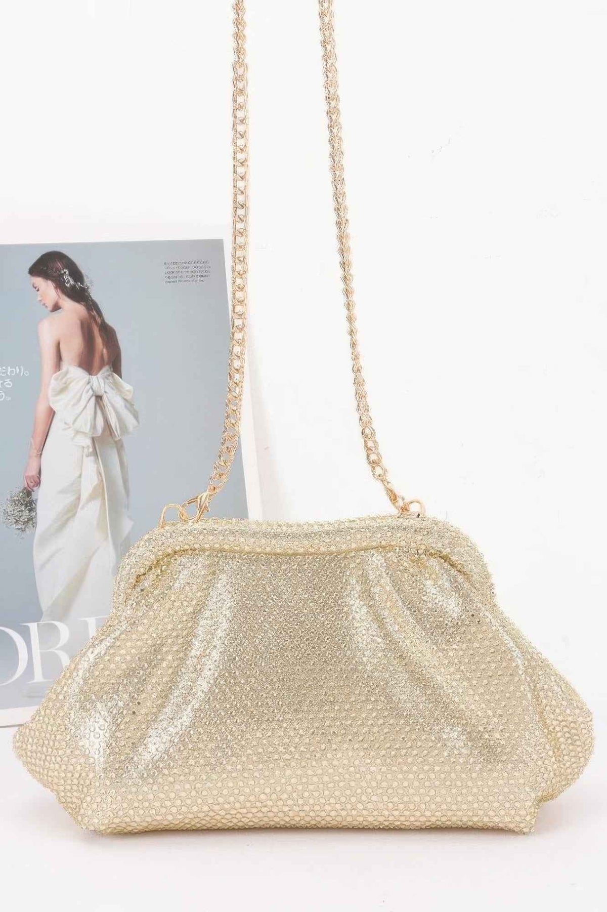 Rhinestone Hot Fix Party Clutch