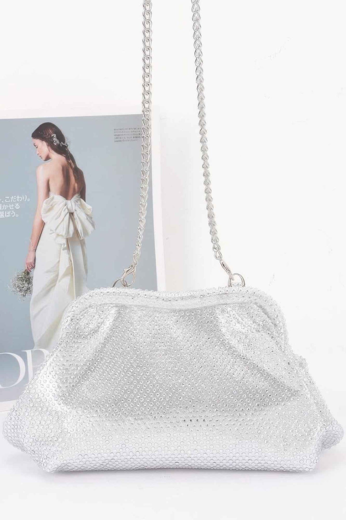 Rhinestone Hot Fix Party Clutch
