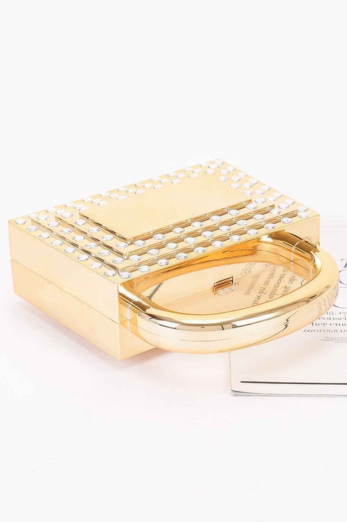 Metallic Acrylic Clutch