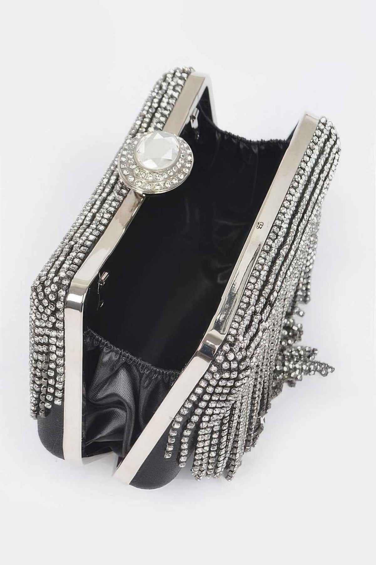 Rhinestone Fringe Party Cluth