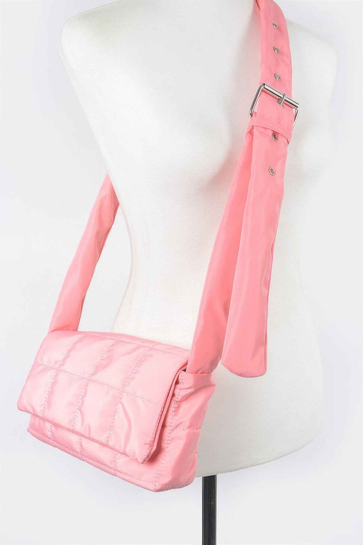 Nylon Padded Crossbody Bag
