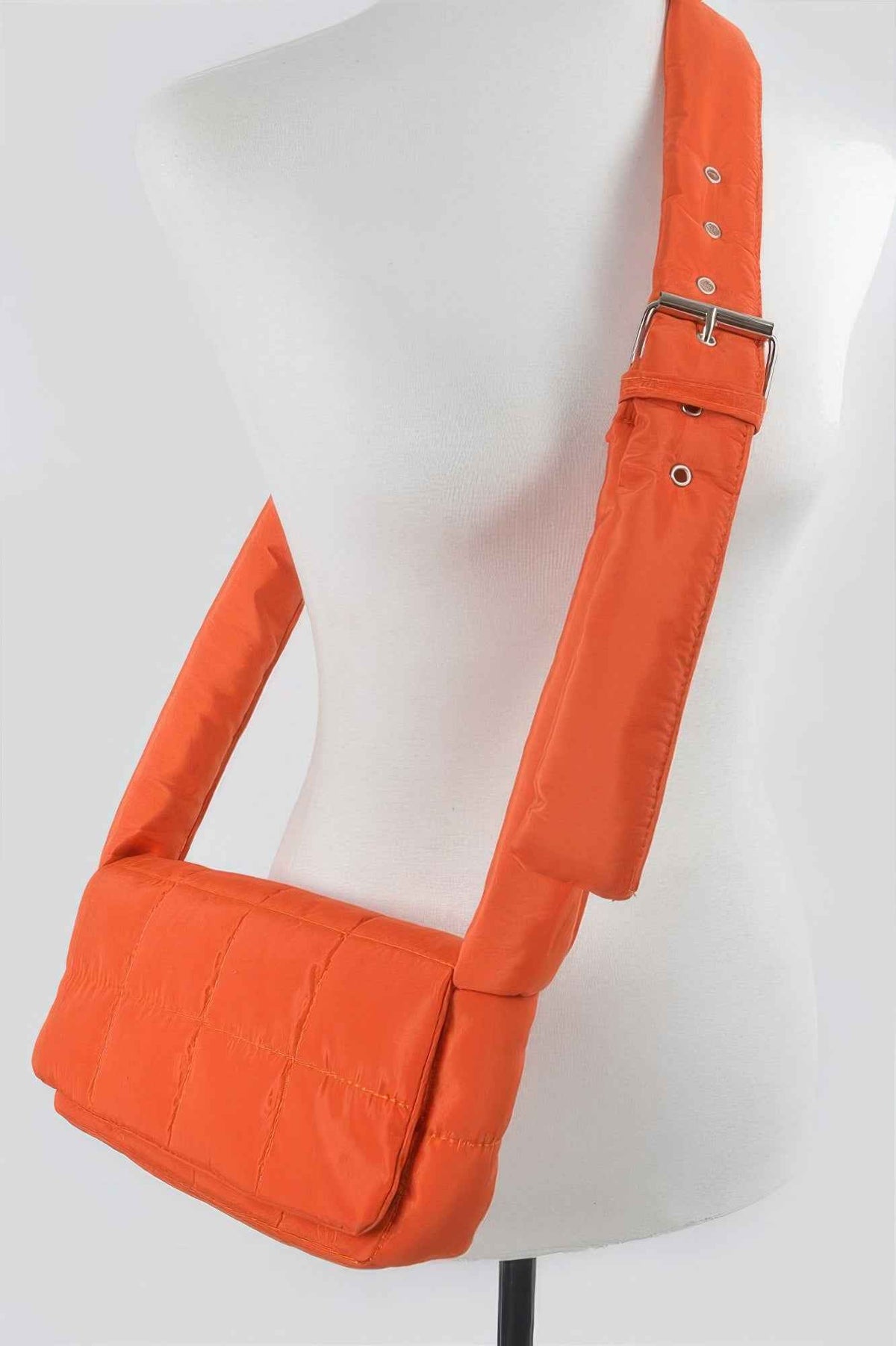Nylon Padded Crossbody Bag