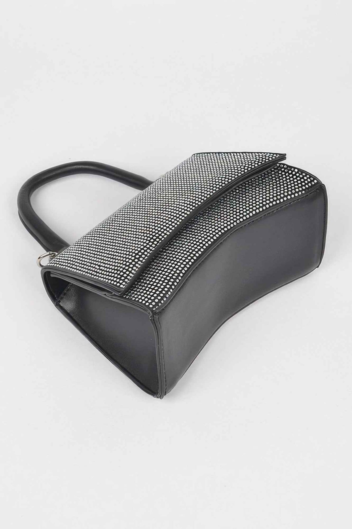 Rhinestone Top Handle Bag