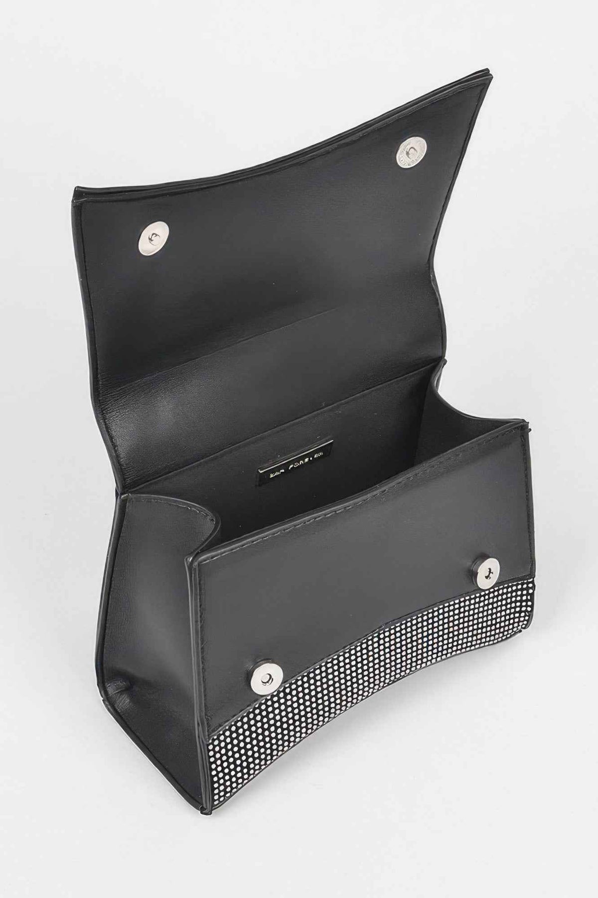 Rhinestone Top Handle Bag