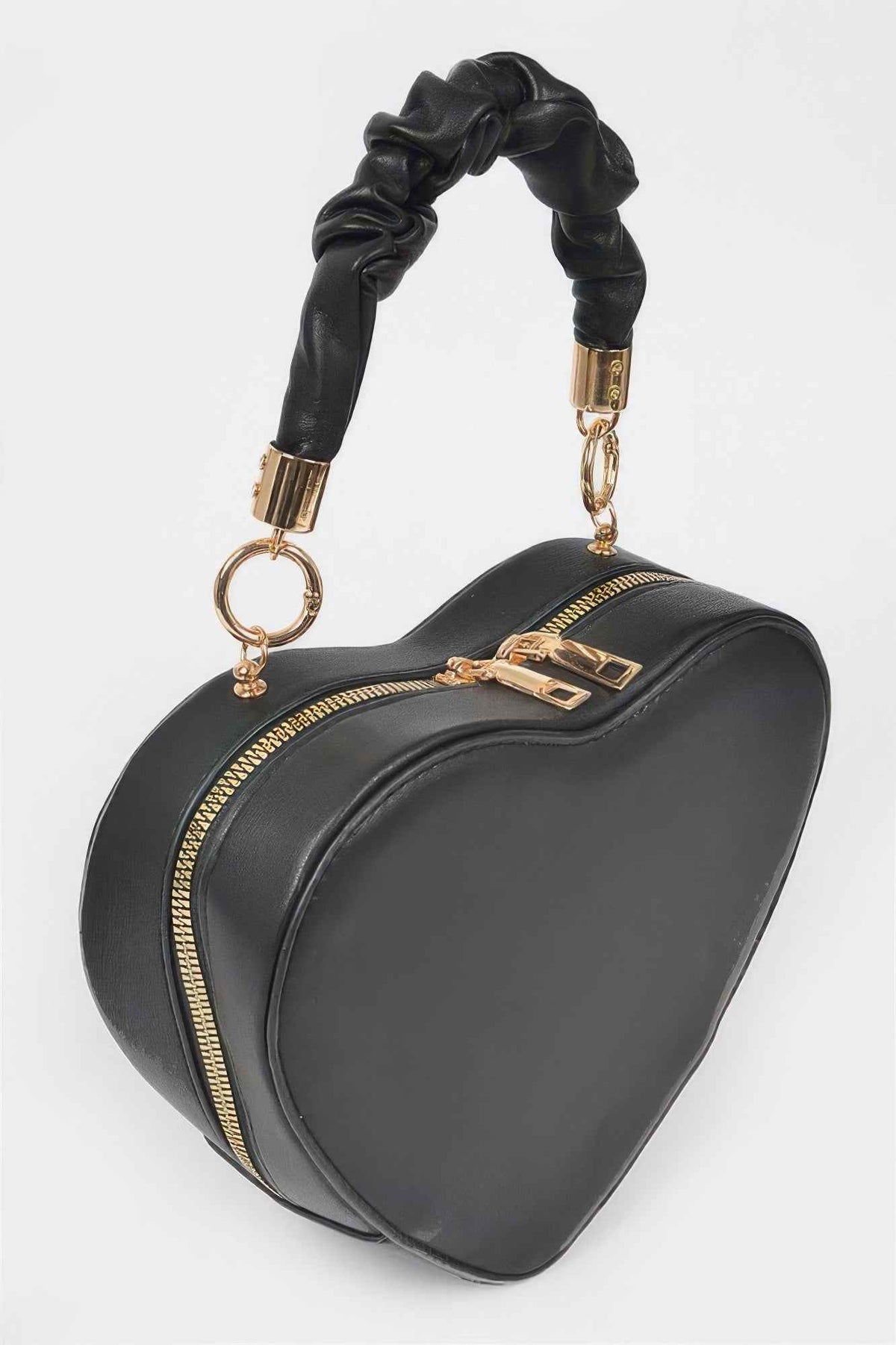 Heart Shape Top Handle Bag