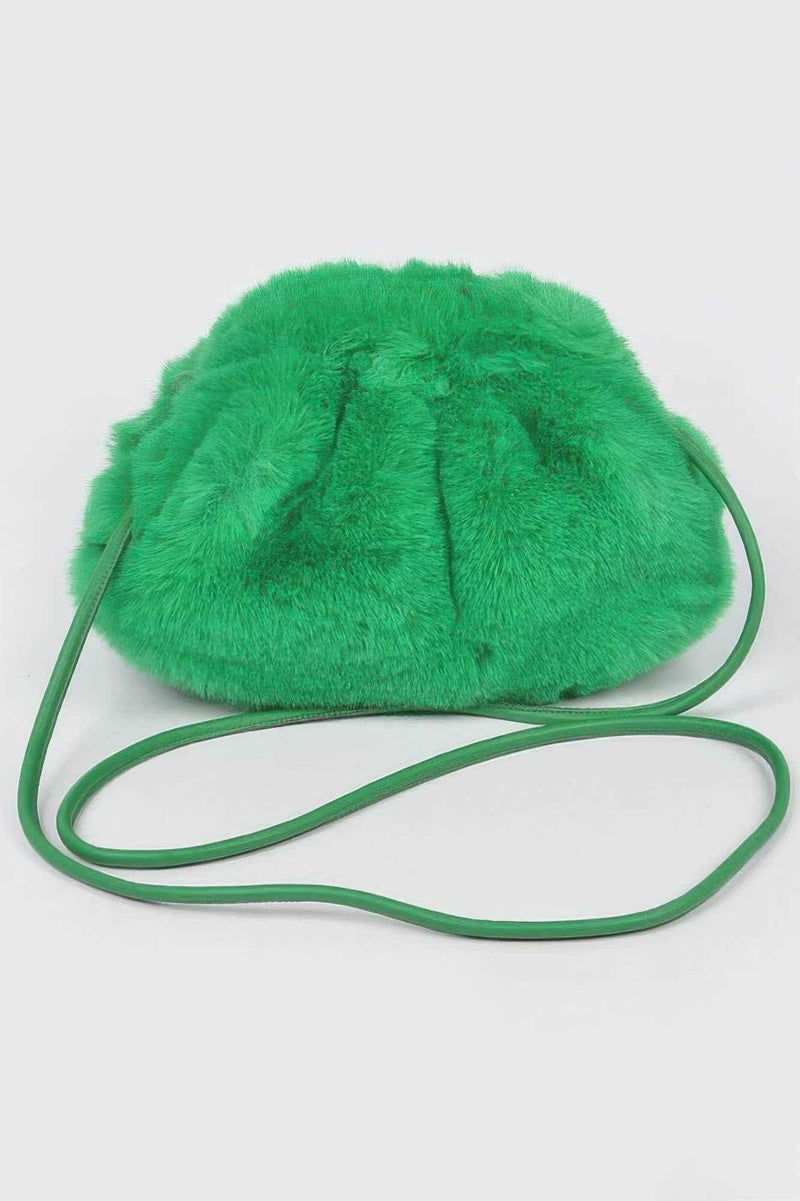 Faux Fur Crossbody Bag