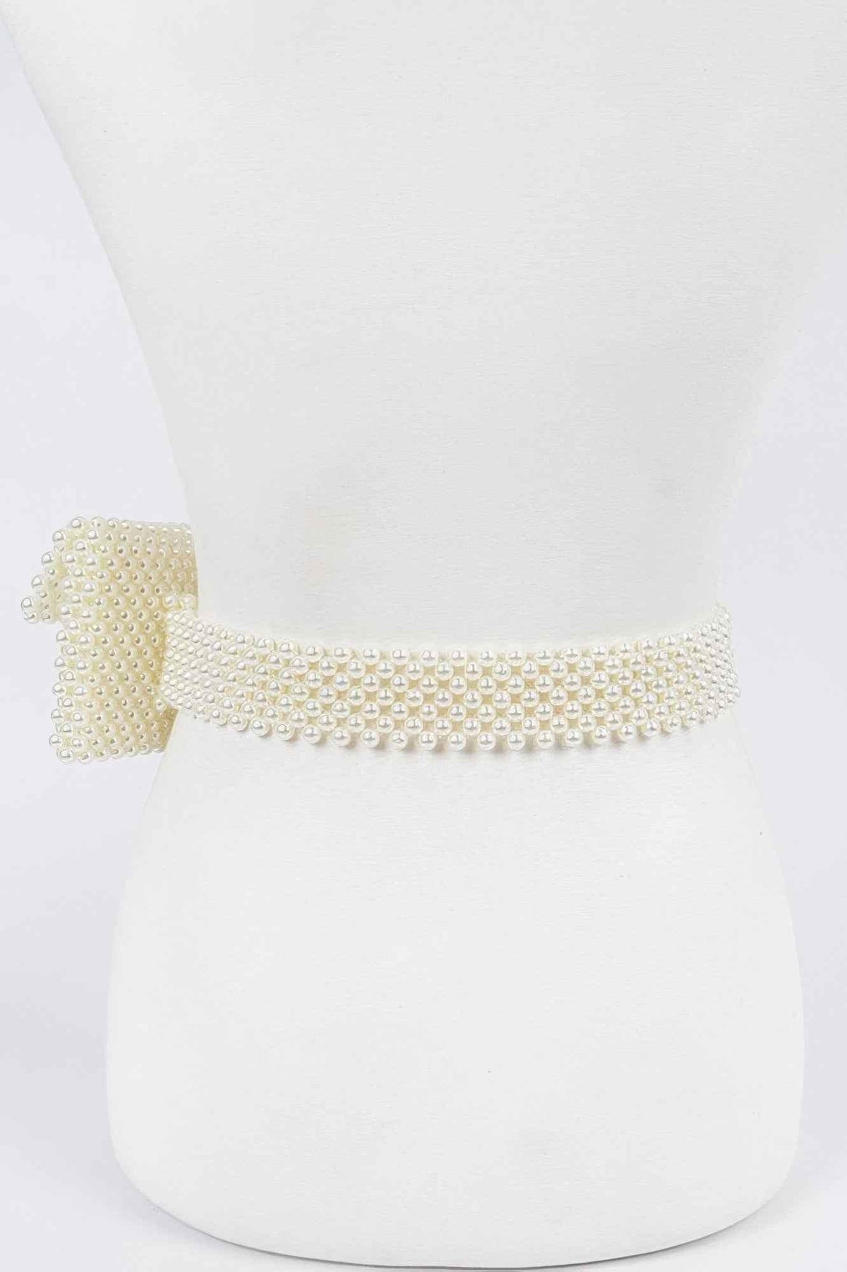 Handmade Faux Pearl Belt Bag