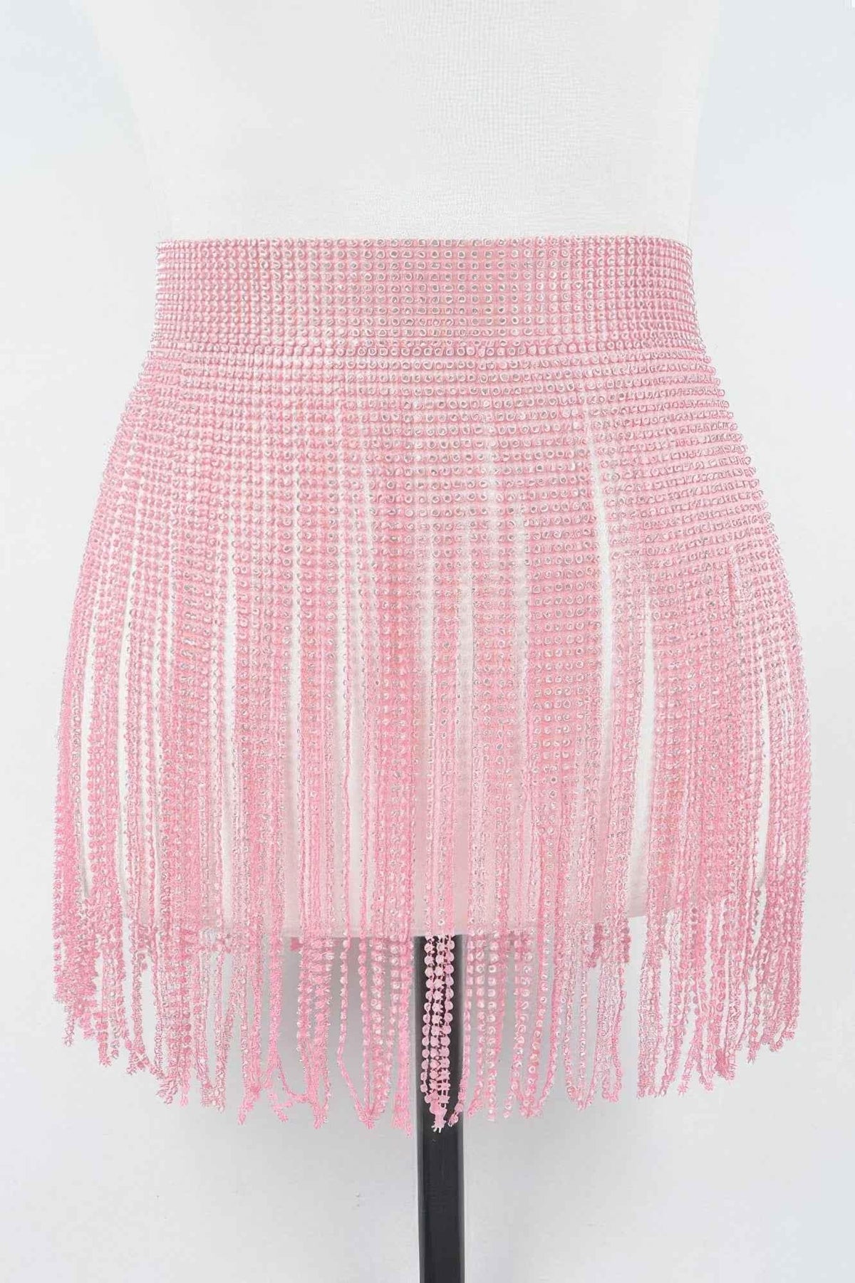Rhinestone Fringe Belt