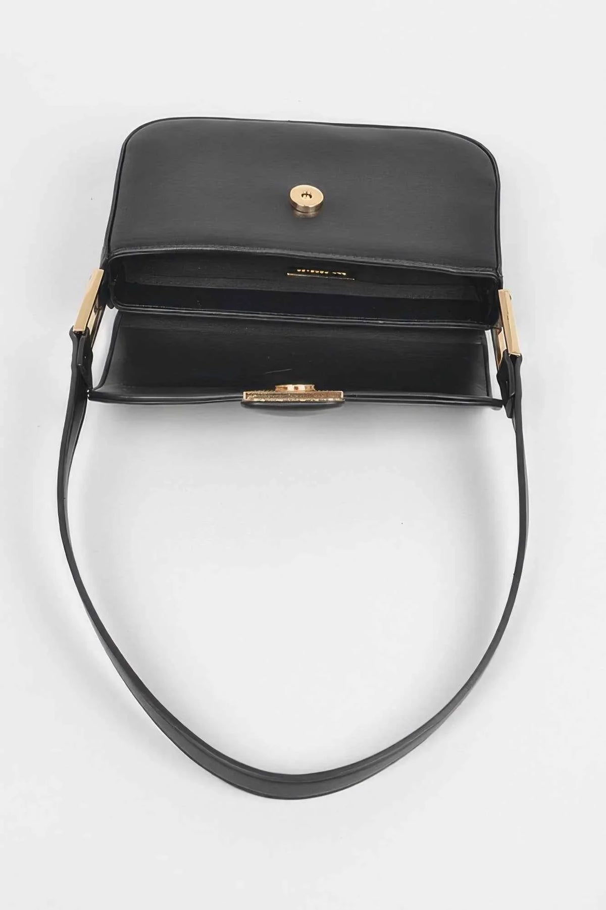 Faux Leather Shoulder Bag