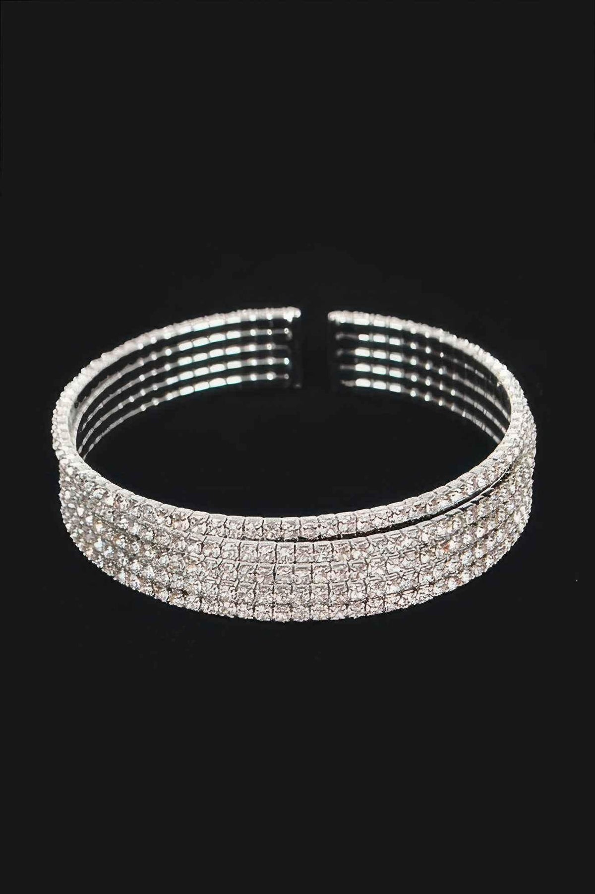 Wrap Rhinestone Bangle