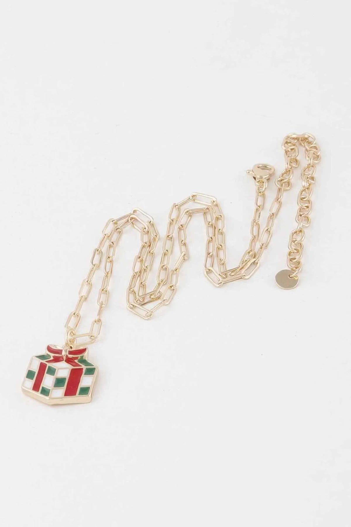 Checker Gift Chain Necklace