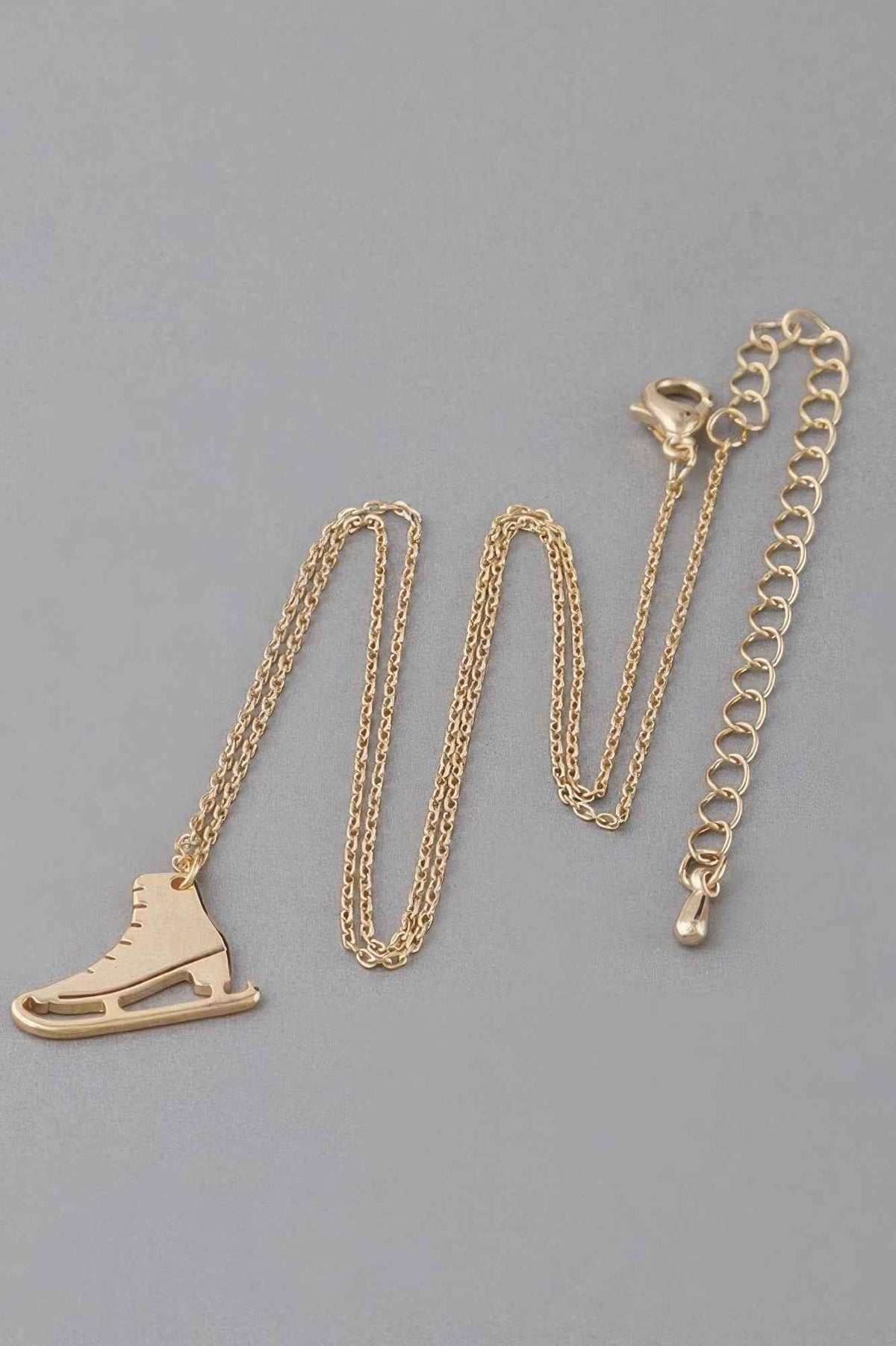 Ice Skates Pendant Necklace