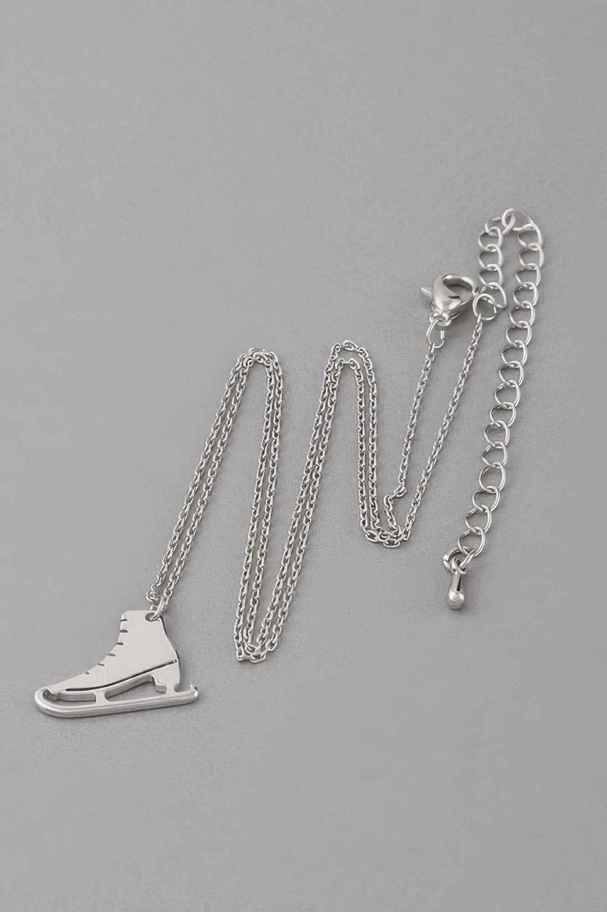 Ice Skates Pendant Necklace