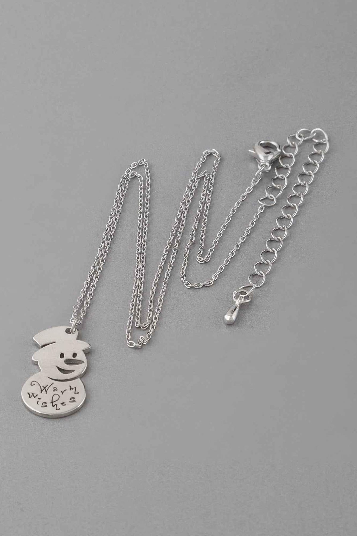 Warm Wishes Snowman Necklace