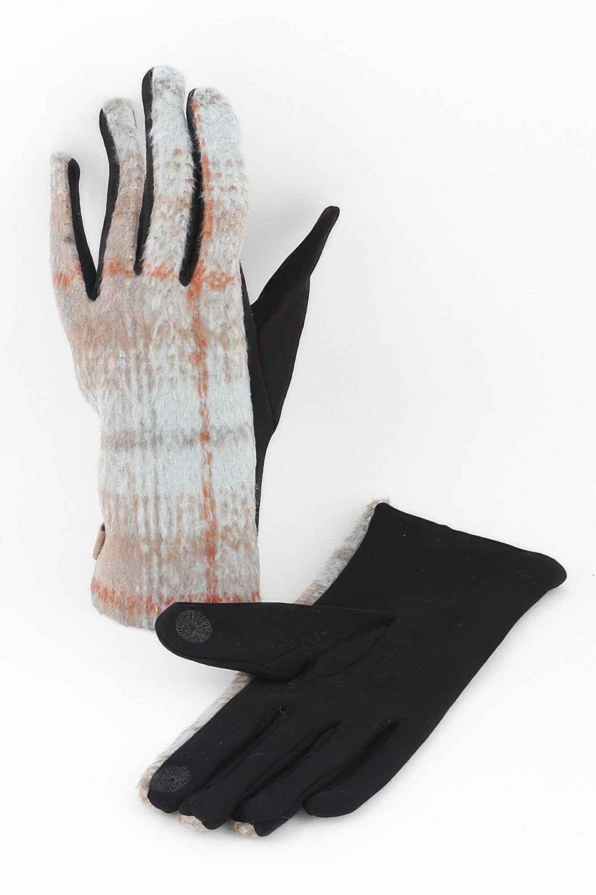Light Cotton Plaid Gloves